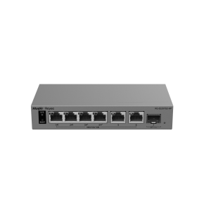 Ruijie Reyee RG-ES207GS-HP, 6-Port Gigabit Smart Cloud-Managed PoE Switch with 1-Port SFP