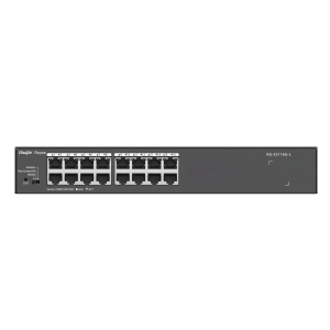 ruijie reyee RG-ES116G-L, 16-Port 10/100/1000 Mbps Unmanaged Non-PoE Switch