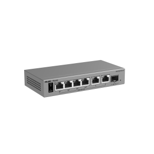 Ruijie Reyee RG-ES207GS-LP, 6-Port Gigabit Smart Cloud-Managed PoE Switch with 1-Port SFP