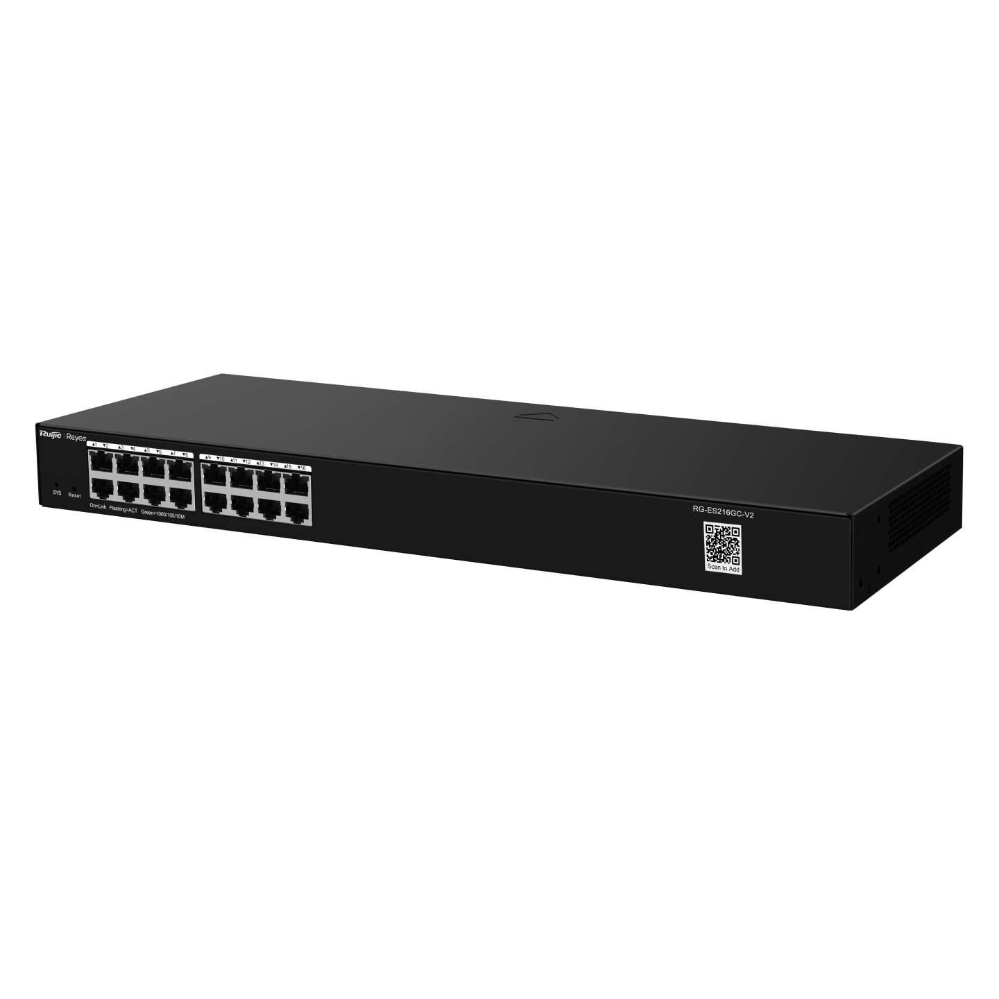 Ruijie Reyee RG-ES216GC-V2, 16-Port Gigabit Smart Cloud Managed Non-PoE Switch - Image 2