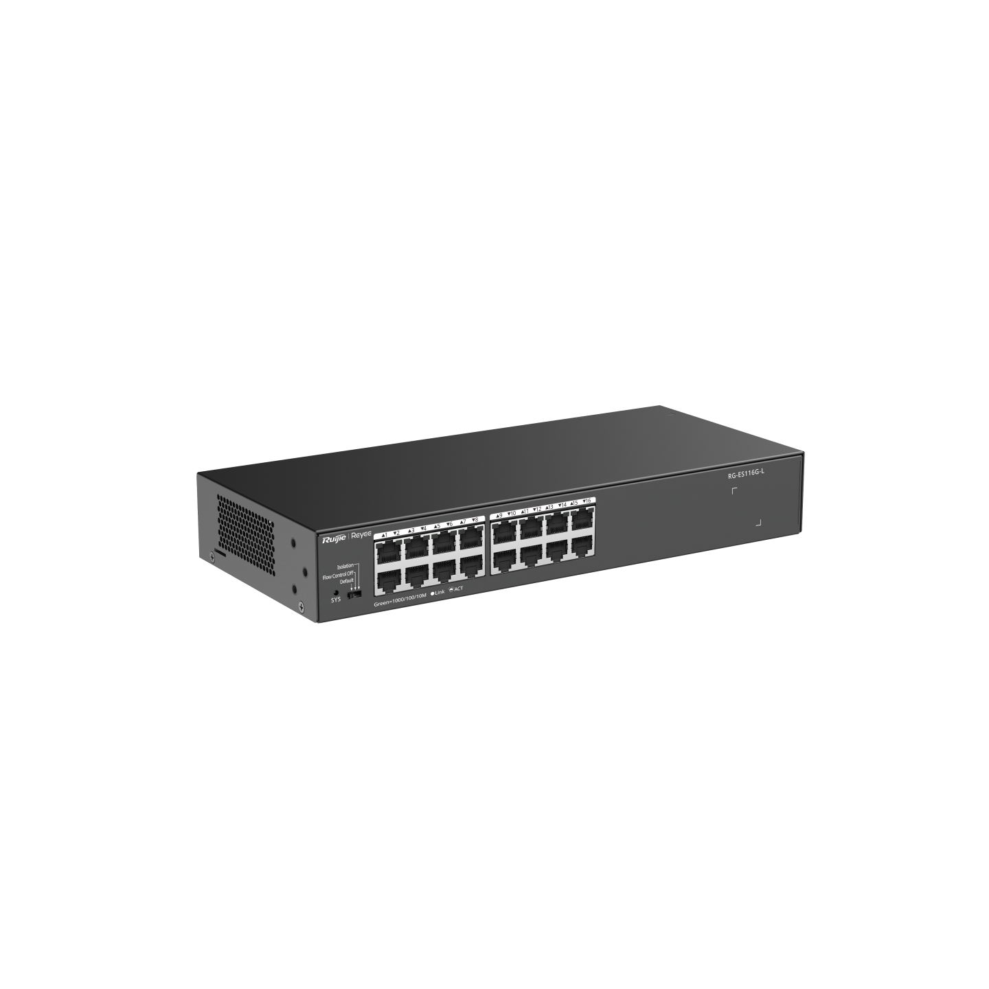 ruijie reyee RG-ES116G-L, 16-Port 10/100/1000 Mbps Unmanaged Non-PoE Switch - Image 7