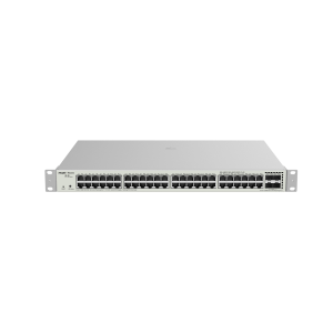 Ruijee Reyee RG-NBS3100-48GT4SFP-P-V2, 48-Port Gigabit Layer 2 Cloud Managed PoE Switch, 4 x 1G Uplinks