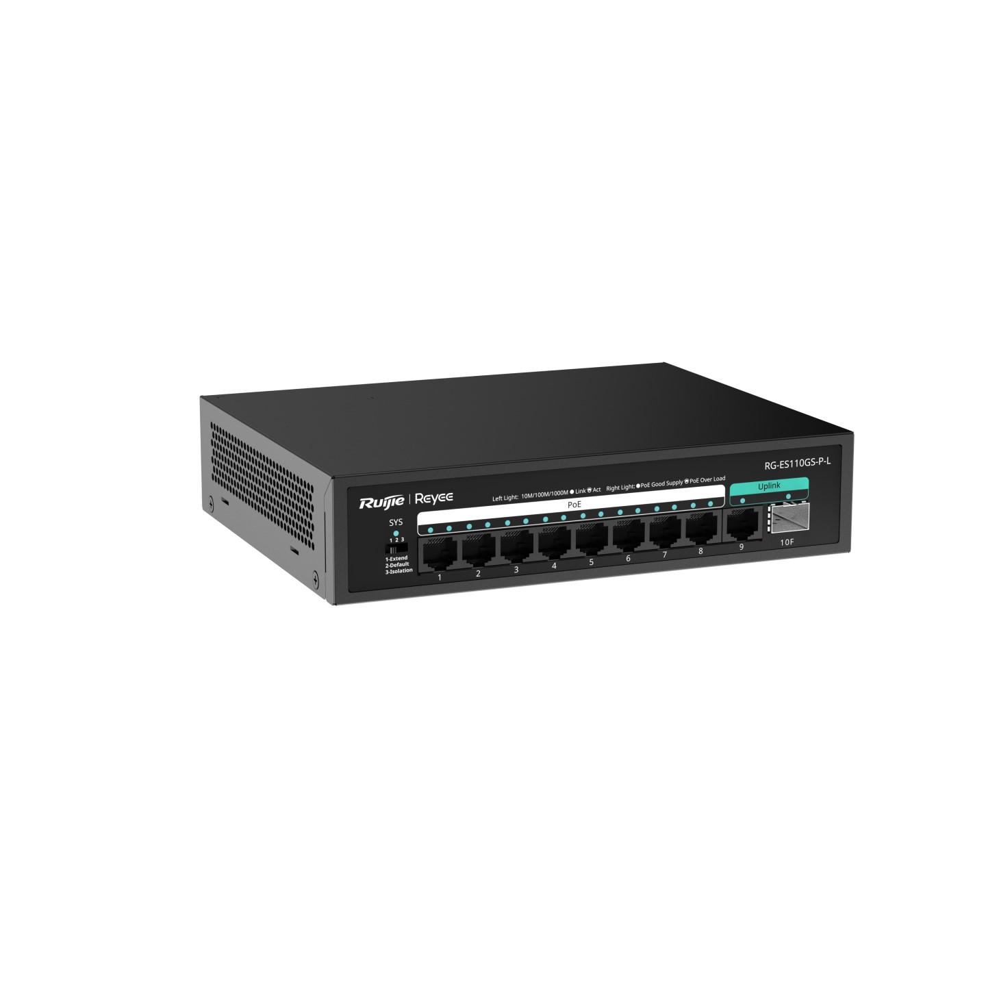 ruijie reyee RG-ES110GS-P-L, 10-Port 10/100/1000 Mbps Unmanaged PoE Switch - Image 5