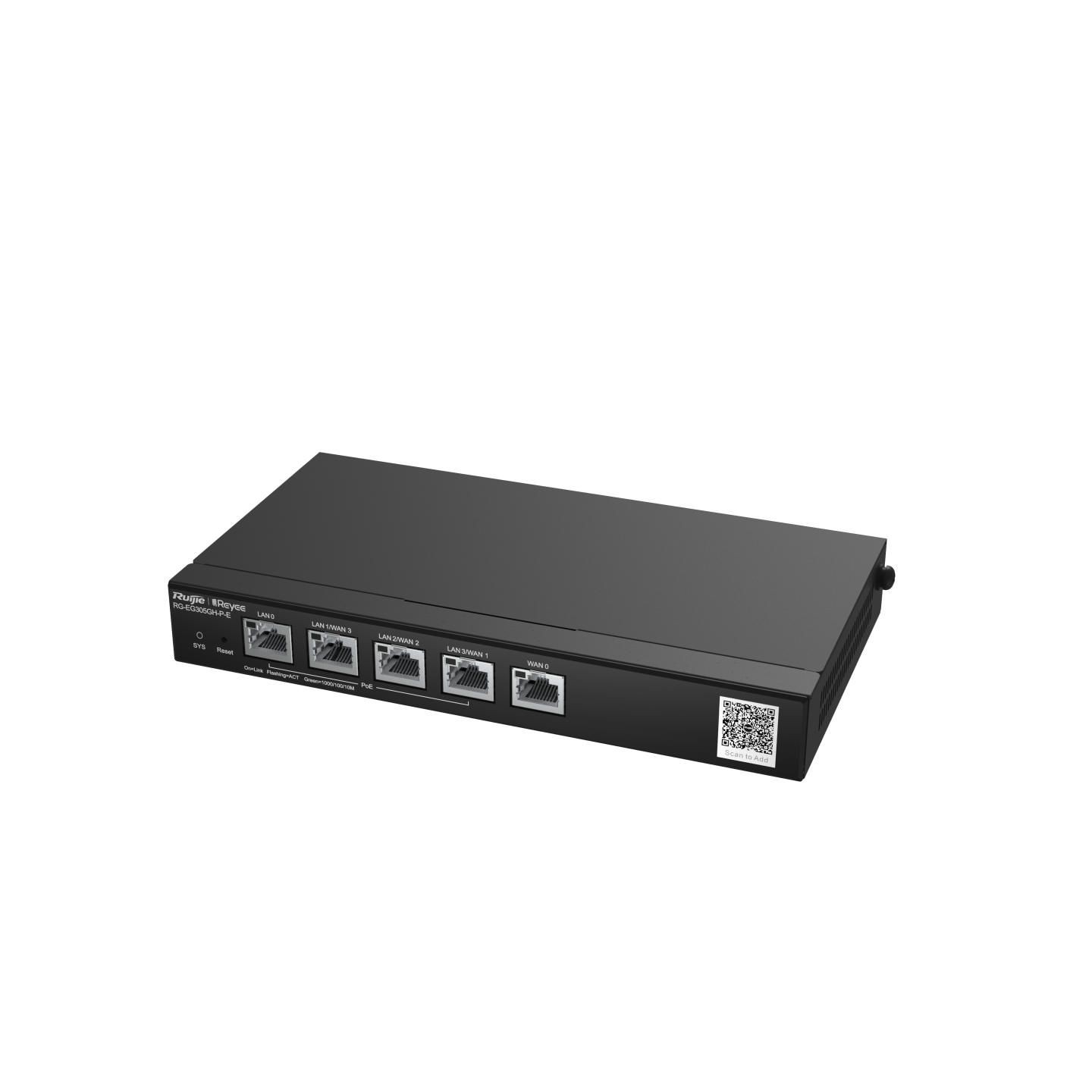 Ruijie Reyee RG-EG305GH-P-E, Reyee 5-Port High-Performance Cloud Managed PoE Office Router - Image 3